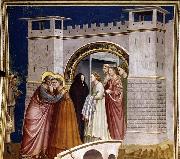 GIOTTO di Bondone Meeting at the Golden Gate Spain oil painting artist